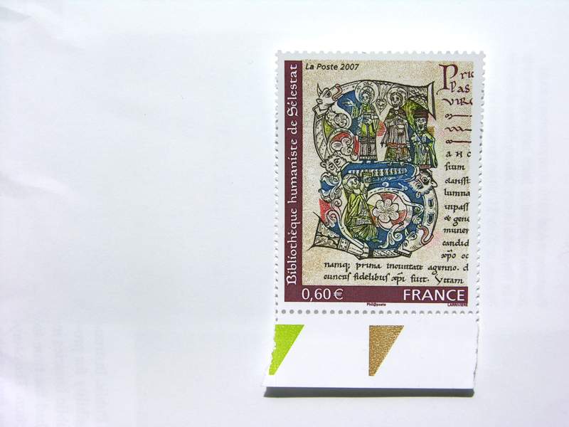 Briefmarke: Humanistische Bibliothek Schlettstadt